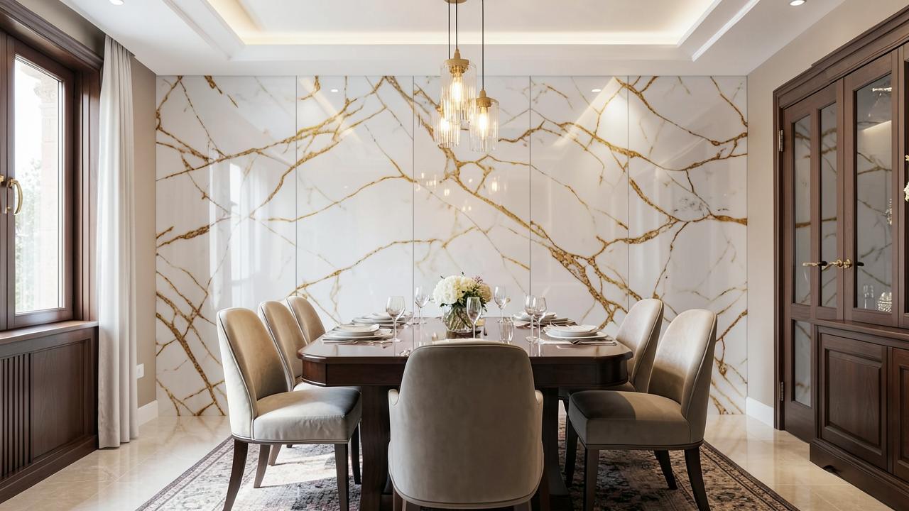 UV Marble Sheet by Ideal Decore